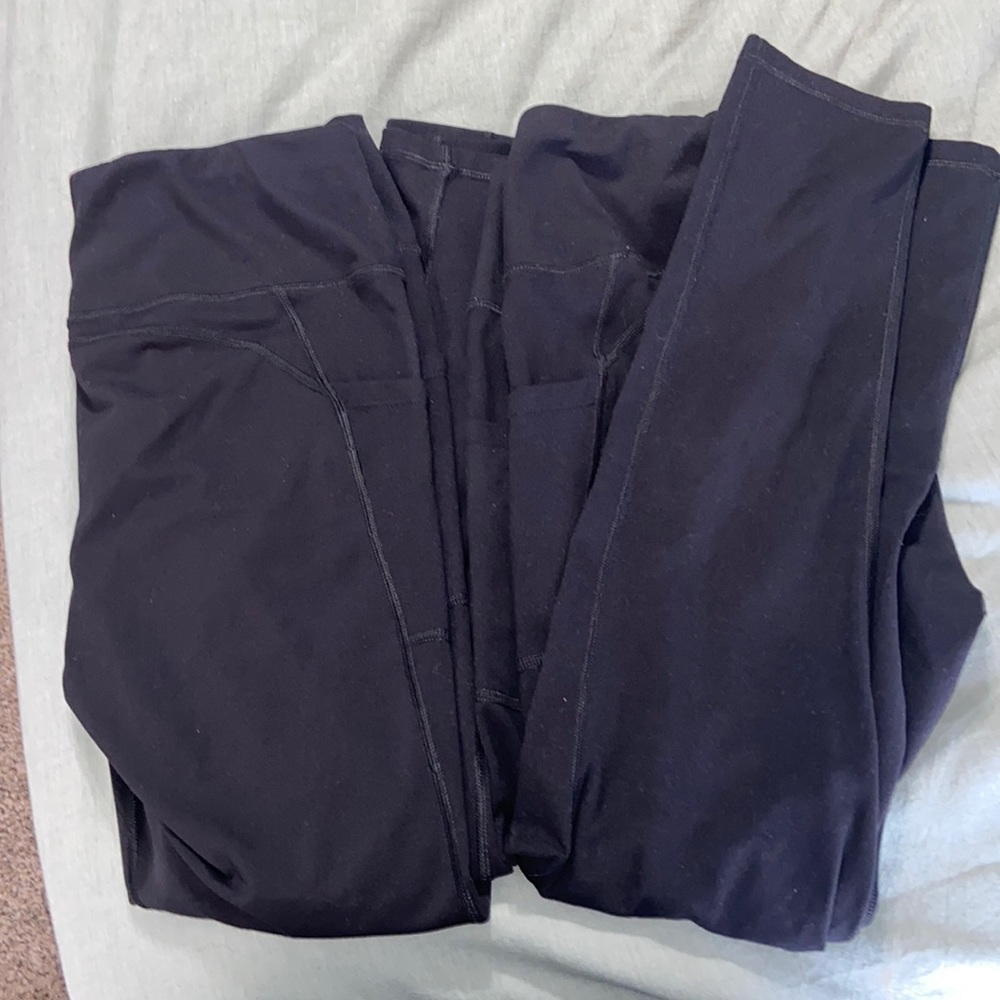 2 pair of Ewedoos High waisted workout leggings size XL